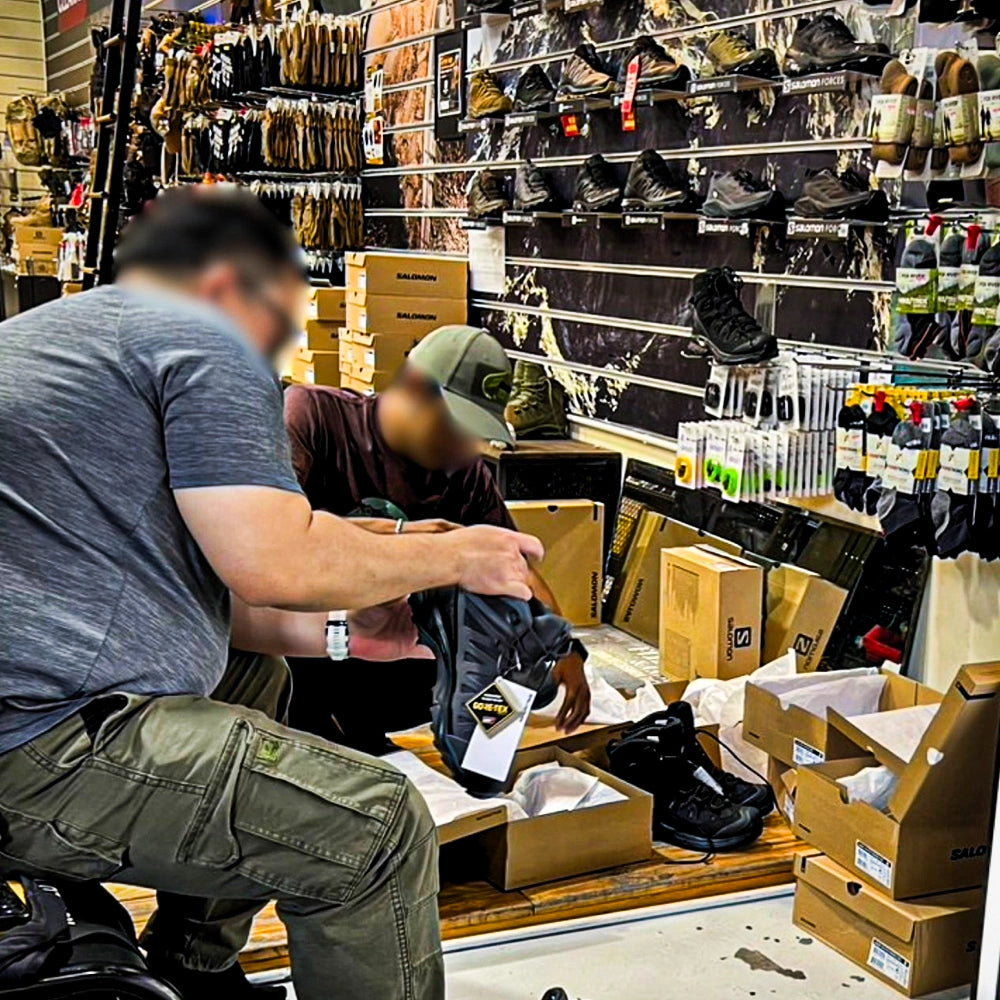 Customers make purchases in-store Valor Tactical Store ร้าน เวเลอร์ แทคติคอล 06